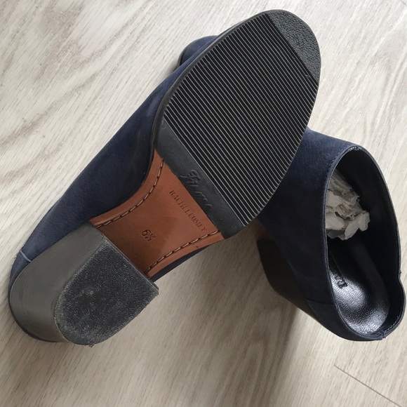 Rachel Comey blue nubuck leather heeled Mule 6.5 - Picture 5 of 7